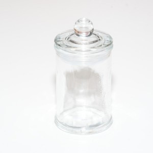 [천원의행복][캔들용기]투명일자형유리용기(뚜껑포함)-소(150ml)(사은품없음)